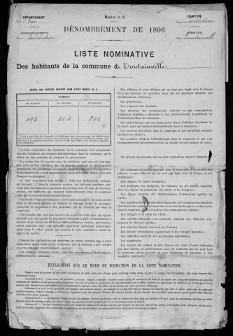 TOUTAINVILLE 1896