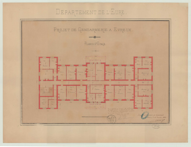 Evreux _"Projet de Gendarmerie à Evreux".