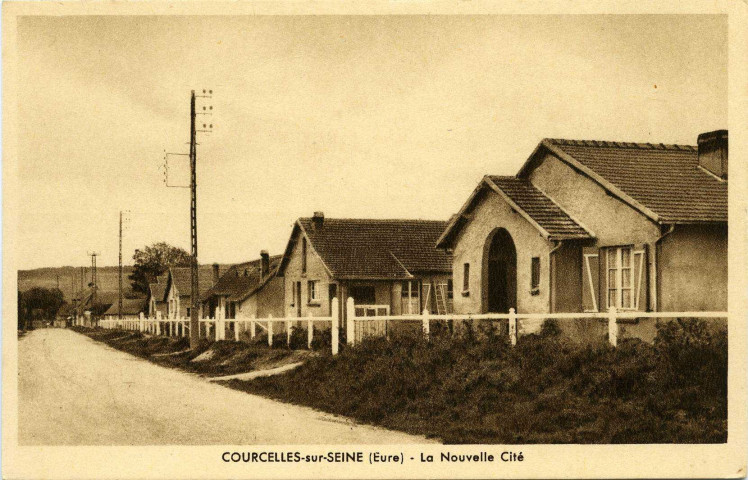 Courcelles-sur-Seine. La Nouvelle Cité.
