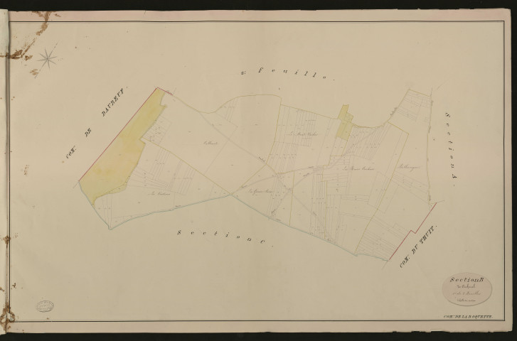 Roquette (La). Section B _ de Cocherel _ 1re de 2 Feuilles