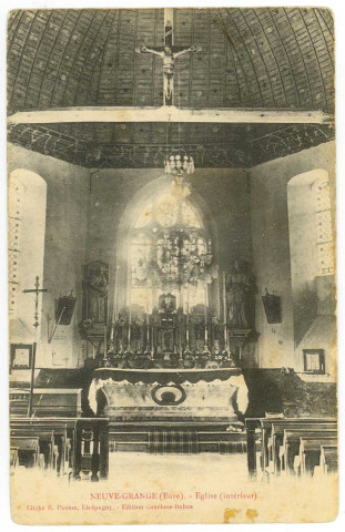 Neuve-Grange (La). Eglise (intérieur).