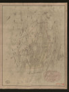 Lilly. Tableau d'assemblage du Plan Parcellaire de la Commune de Lilly _ Canton de Lyons-la-Forêt - Andelys - Eure. _ Terminé sur le terrain le 2 octobre 1847, sous l'administration de M. Petit de Bantel, Préfet - M. de l'Isle, Maire et sous la direction de M. Violas, Directeur des Contributions directes. _ M. Le Fébure, Géomètre en Chef. _ Par M. Gérard, Géomètre de 1re classe