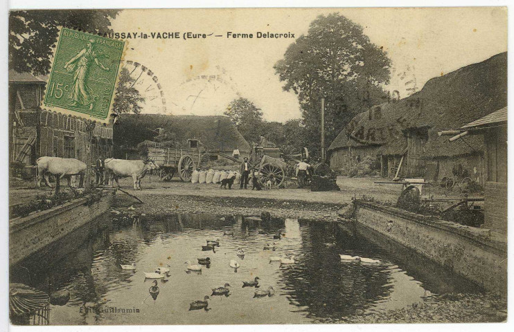Saussay-la-Vache. Ferme Delacroix.