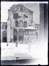 Façade de la mosquée de Damas (Syrie).