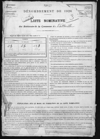VATTEVILLE 1926
