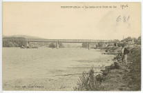 Vernon-Ville. La Seine et le Pont de fer.