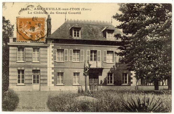 Amfreville-sur-Iton. Château du Grand Courtil.