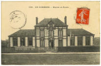 Martainville-du-Cormier. Mairie et Ecole.