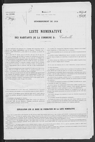 CONTEVILLE 1936