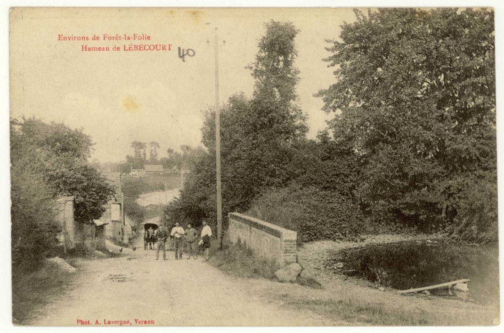 Forêt-la-Folie. Hameau de Lébécourt.