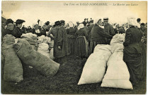 Basse-Normandie. Une Foire en Basse Normandie. - Le Marché aux Laines.