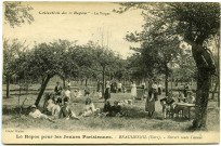 Beaumesnil. Le repos pour les jeunes Parisiennes. - Ouvert toute l'année. - Le Verger.