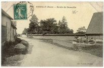 Avrilly. Route de Damville.