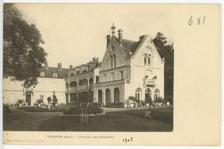 Vernon-Ville. Vernonnet Château des Pénitents.