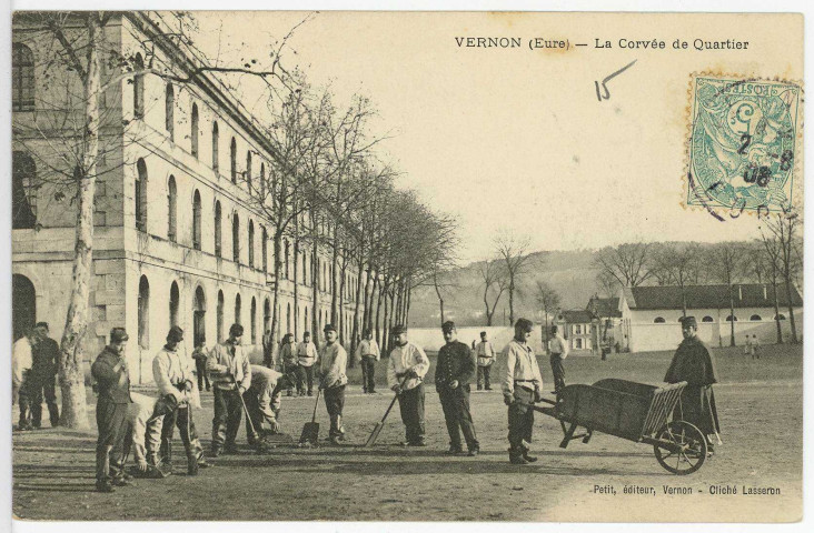 Vernon-Ville. La Corvée du Quartier.