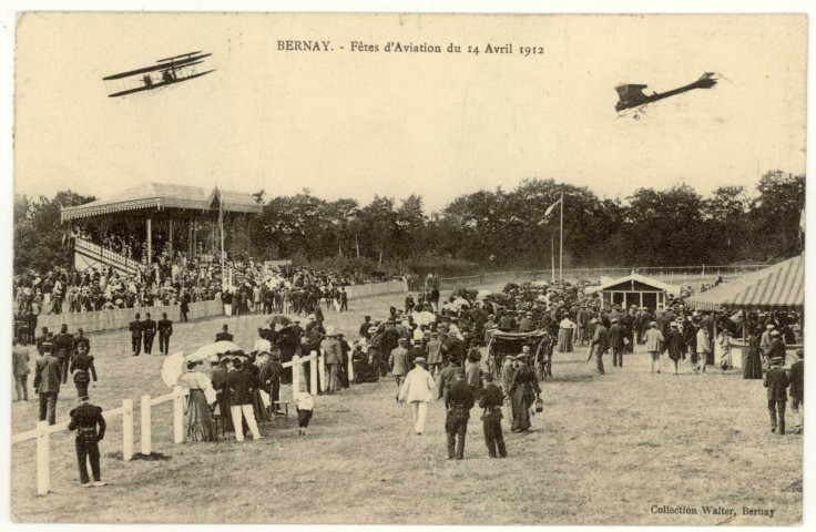 Bernay. Fêtes d'Aviation du 14 Avril 1912.