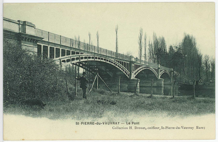 Saint-Pierre-du-Vauvray. Le Pont.