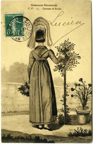Seine-Maritime. Costume Normand. - Costume de Rouen.