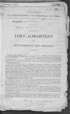 Tables 1884-1892