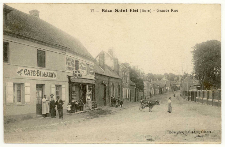 Bézu-Saint-Eloi. Grande Rue.