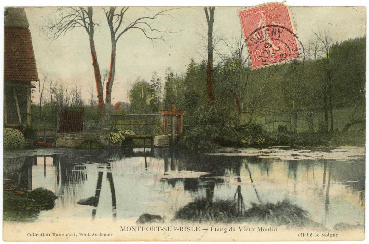 Montfort-sur-Risle. Etang du Vieux Moulin.