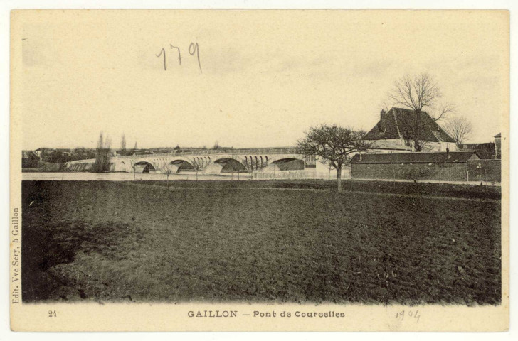 Courcelles-sur-Seine. Pont de Courcelles.
