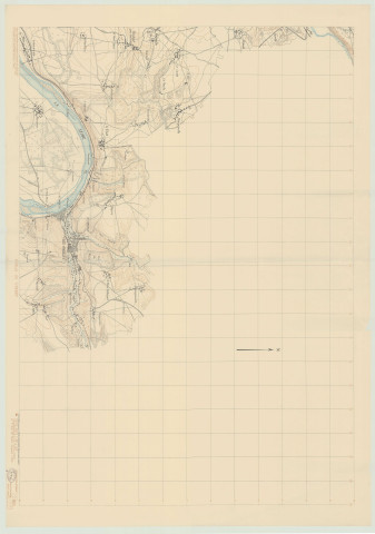 Basse-Seine _ Croquis topographique du Groupement d'Urbanisme de la Basse-Seine, en 7 feuilles