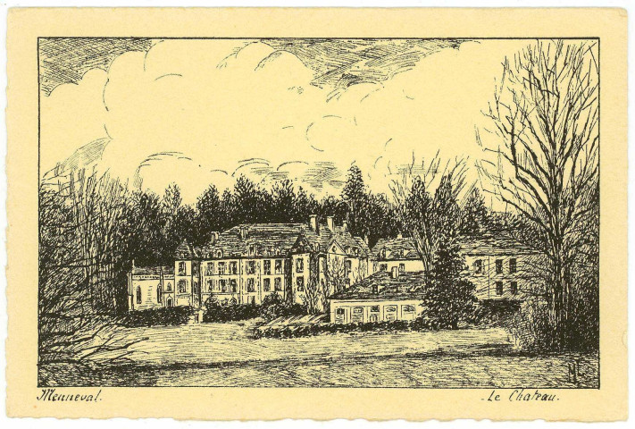 Menneval. Le Château.