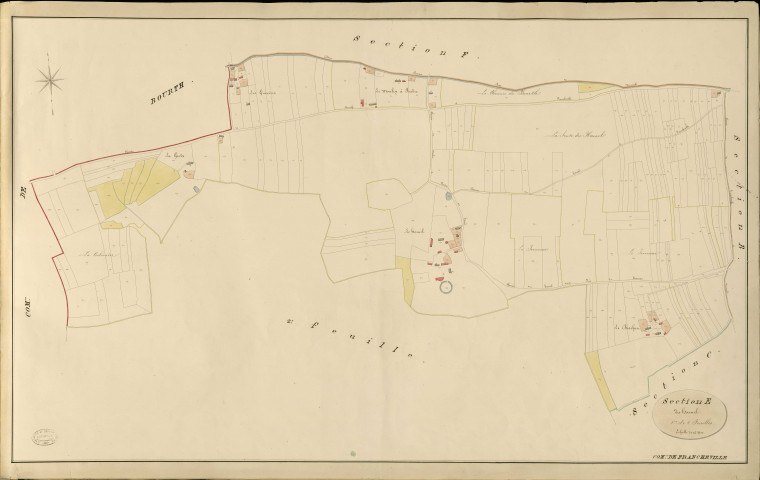 Francheville. Section E _ Du hamel _ 1re de 2 Feuilles