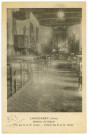 Louversey. Intérieur de l'Eglise. - Nef des 11 et 12e siècles - Choeur des 14 et 15e siècles.