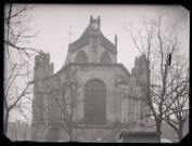 Église du Neubourg (Eure), chevet et clocher.