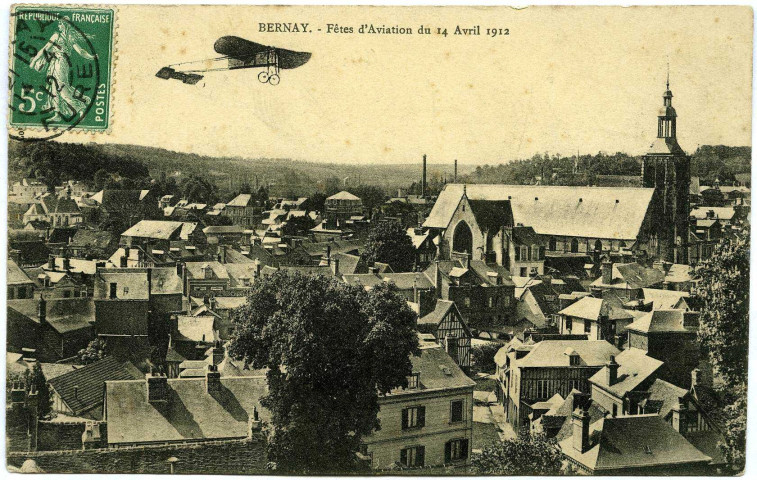 Bernay. Fête d'Aviation du 14 Avril 1913.