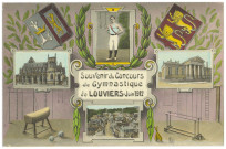 Louviers-Ville. Souvenir du Concours de Gymnastique de Louviers - Juin 1912.