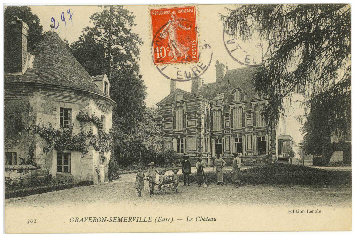 Graveron-Sémerville. Le Château.
