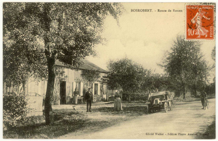 Bosrobert. Route de Rouen.