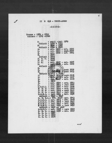 BMS (1589-1750)