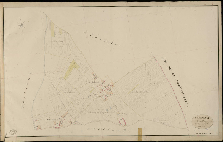 Jumelles. Section A _ du Mesnil Chaudron _ 2e et dernière Feuille