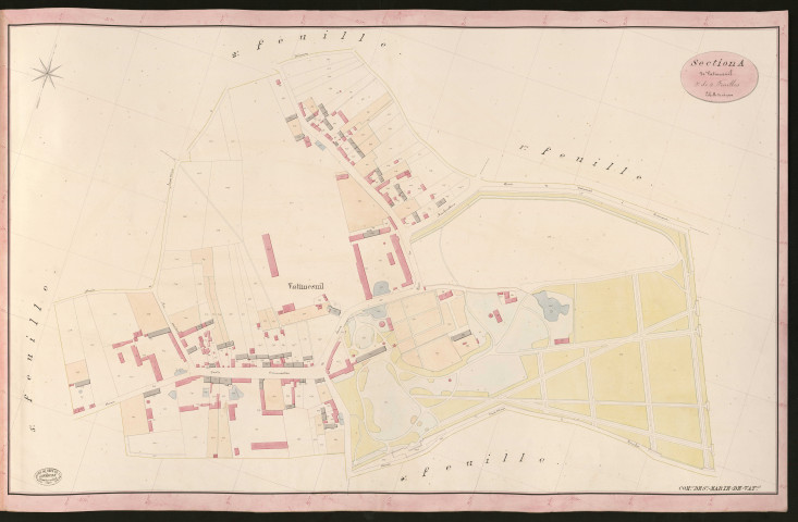 Sainte-Marie-de-Vatimesnil. Section A _ de Vatimesnil _ 3e de 5 Feuilles