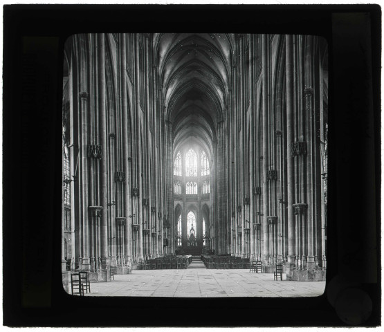 Abbaye Saint-Ouen de Rouen (Seine-Maritime), intérieur.