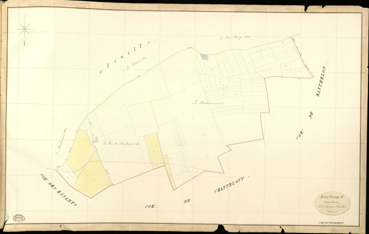 Nuisement (Le). Section C _ de Maubuisson _ 3e et dernière Feuille