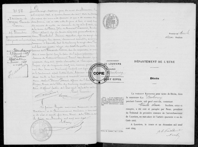 Décès 1906