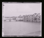 Ponte Vecchio, le pont habité de Florence (Italie).