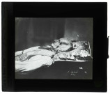 Jean-Marie Vianney, curé d'Ars-sur-Formans (Ain), après sa mort le 4 août 1859.