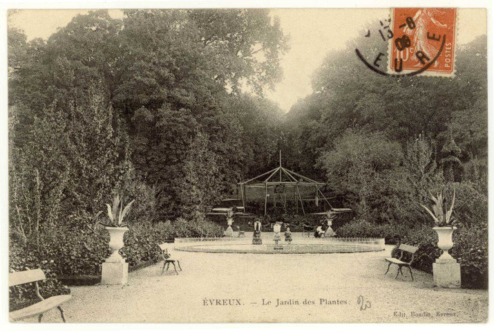 Evreux-Ville. Le Jardin des Plantes.