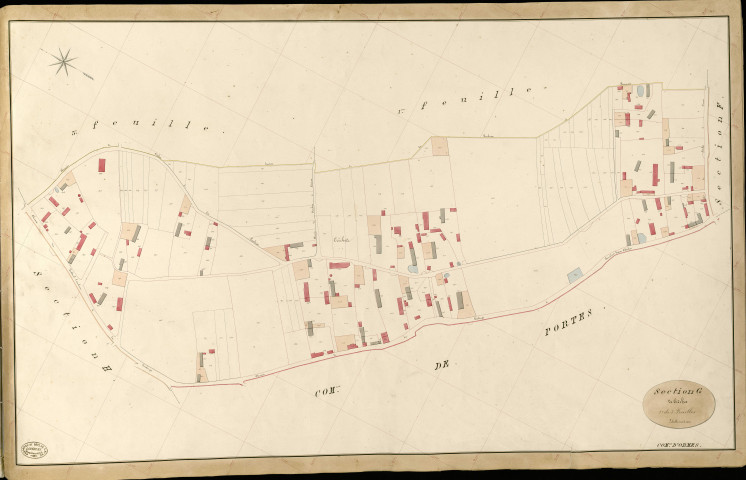 Ormes. Section G _ de Crêches _ 2e de 3 Feuilles