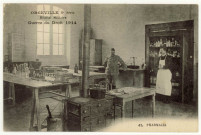 Caillouet-Orgeville. Hôpital militaire : Guerre du Droit 1914 : Pharmacie.