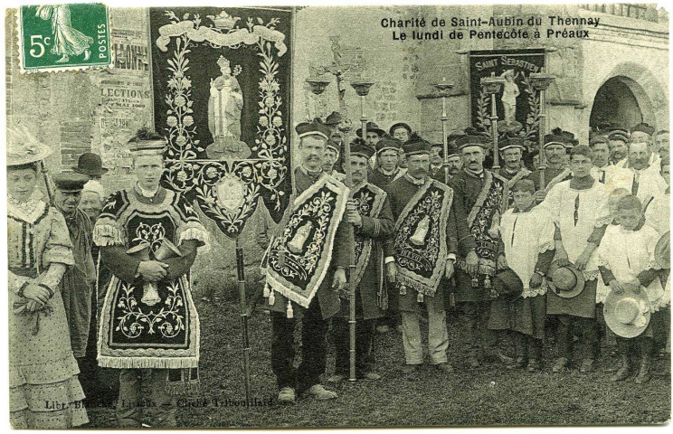 Saint-Aubin-du-Thenney. Charité de Saint-Aubin du Thennay. - Le lundi de Pentecôte à Préaux.