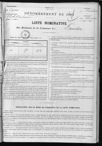 LANDIN(LE) 1891
