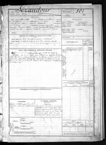 Evreux. Registre - Tome 2 (1915)