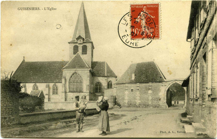 Guiseniers. L'Eglise.